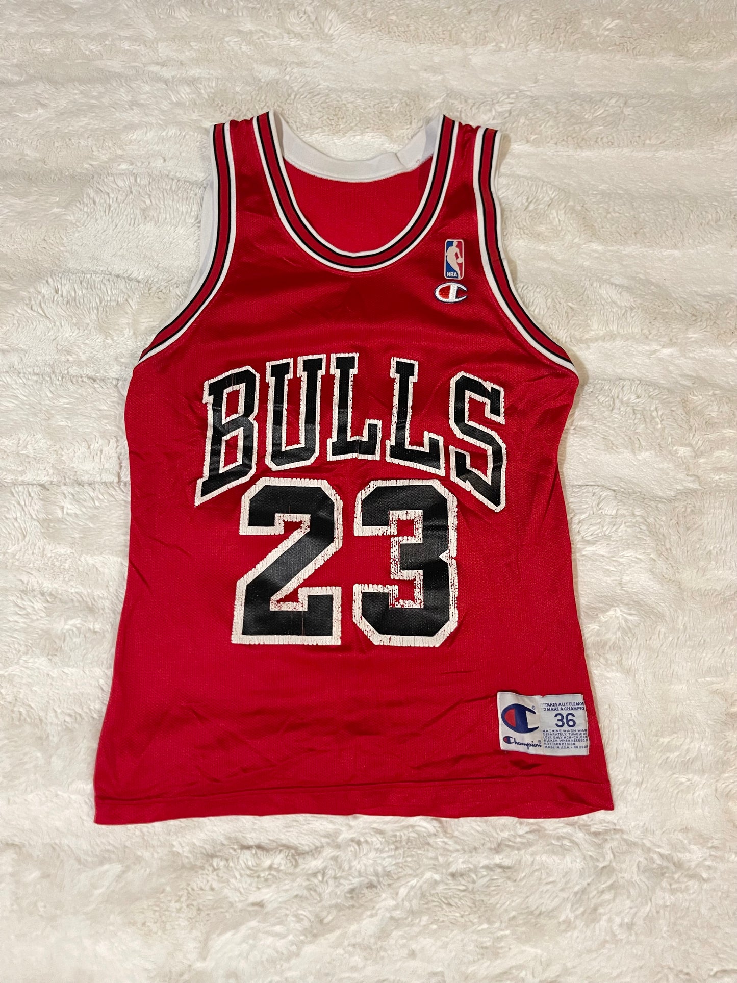 90s Bulls Micheal Jordan Champion Jersey (S)