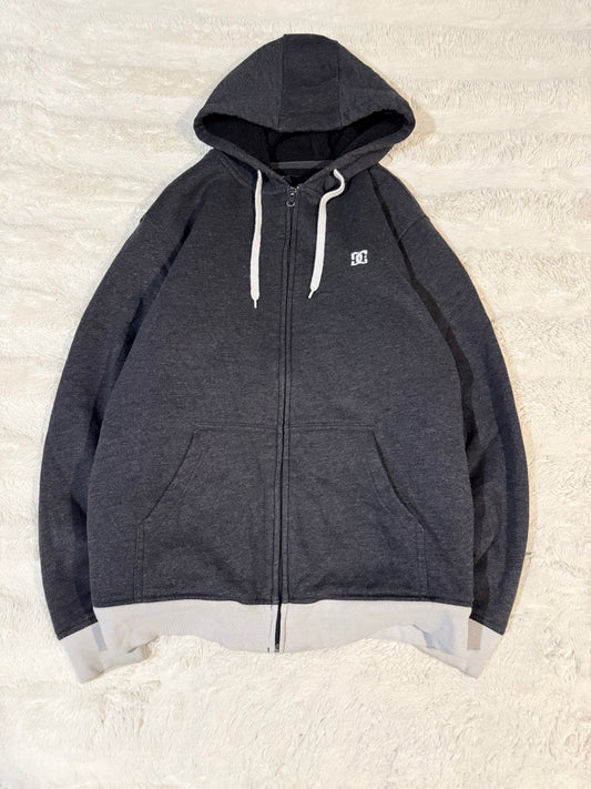 00’s DC Shoes Fur Zip-Up Hoodie (L)