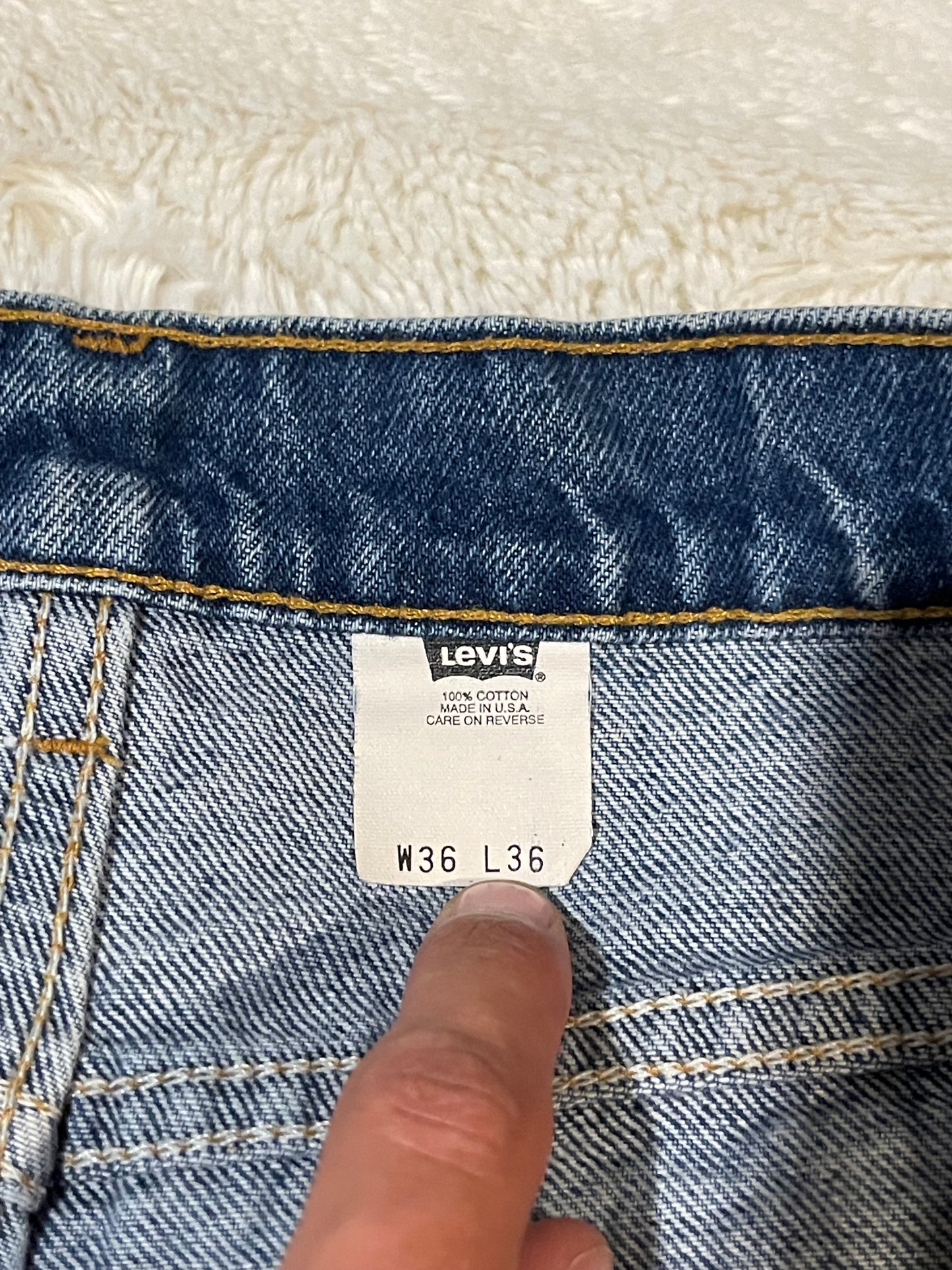 90s Levis ‘Orange Tab’ Bootcut Jeans (36x36)