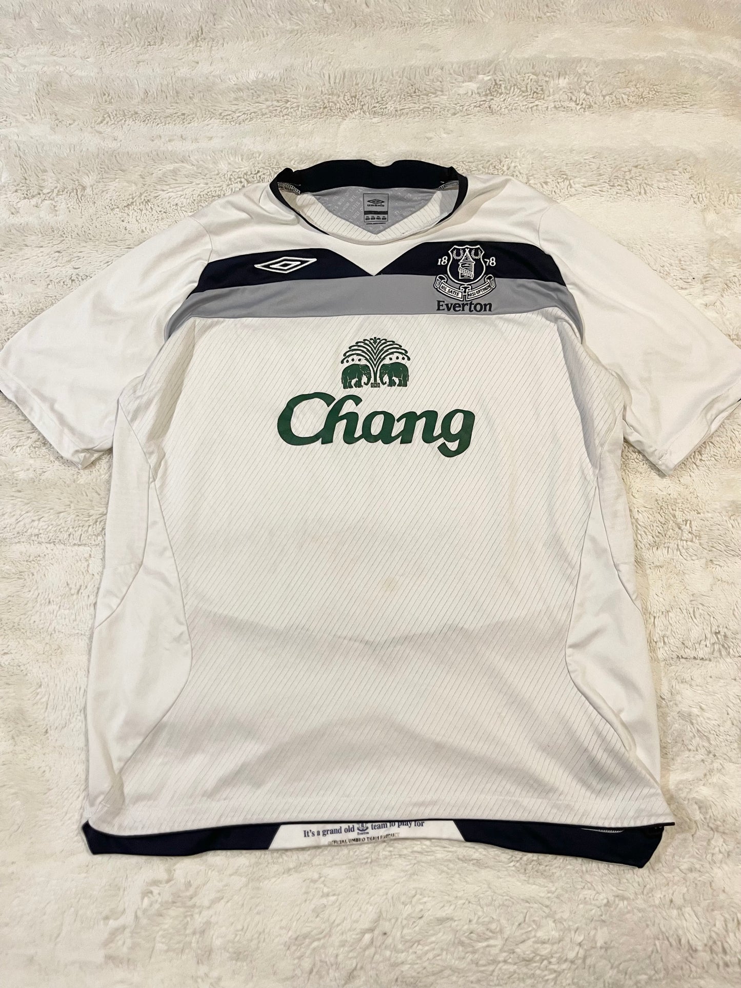 2008 Everton Away Soccer Jersey (XXL)