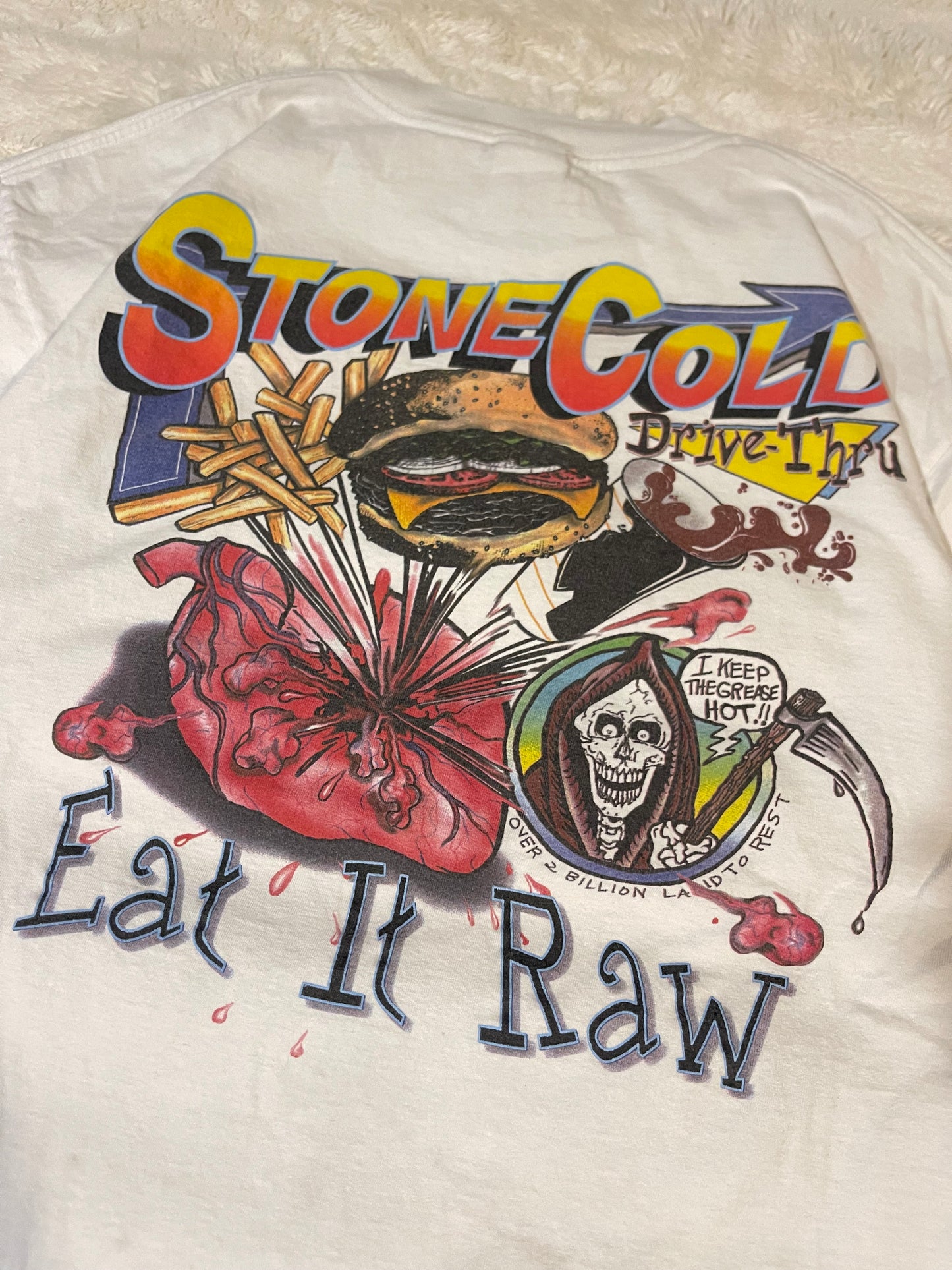 90s Stone Cold Eat It Raw Tee (XL)