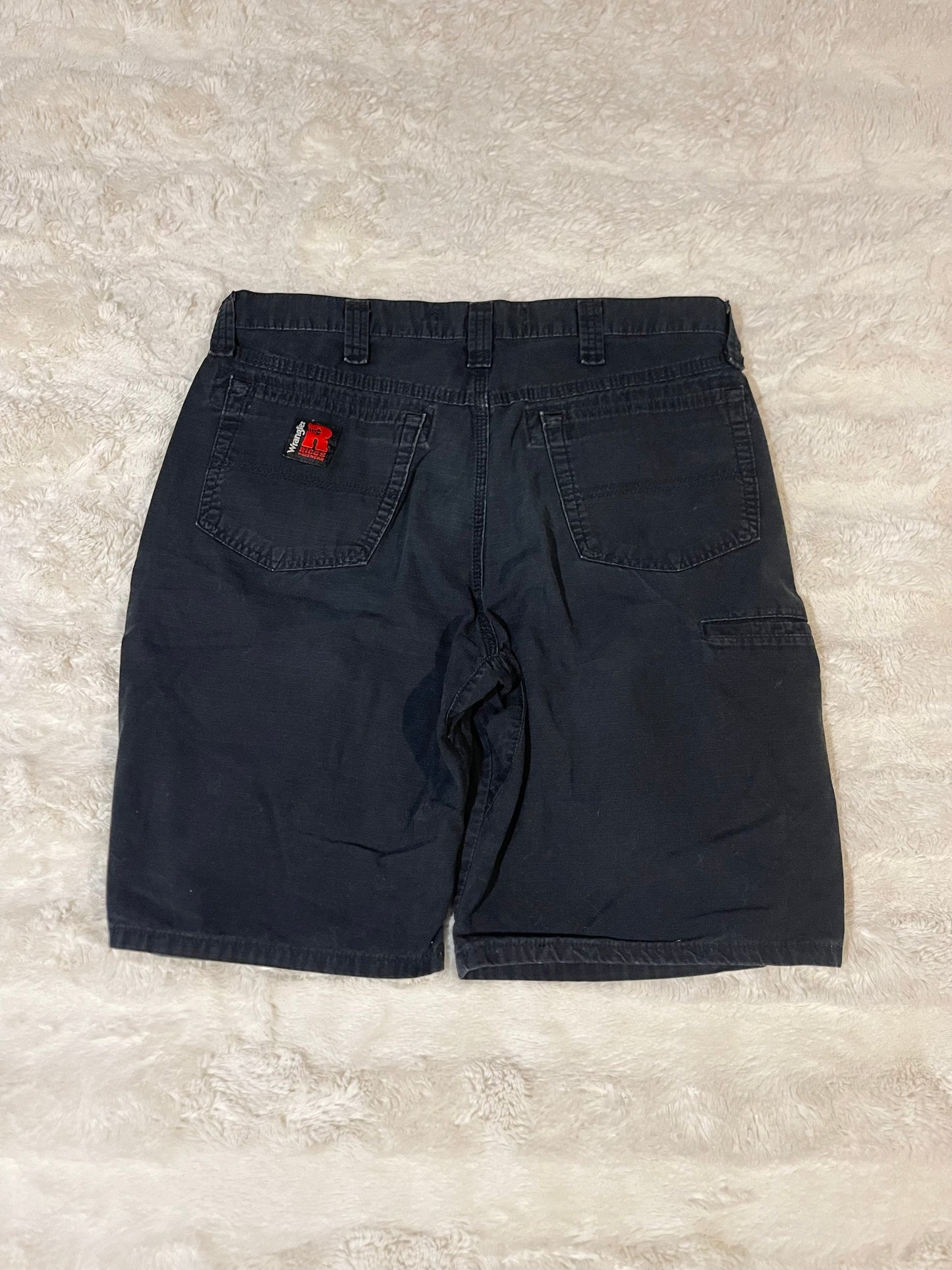 Black Wrangler Shorts (34)