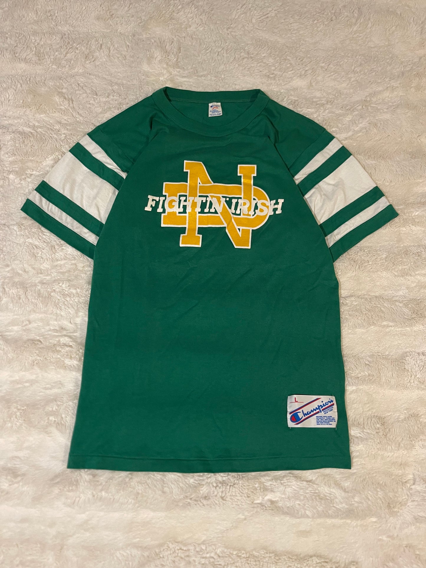 80s Notre Dame Champion Tee (L)