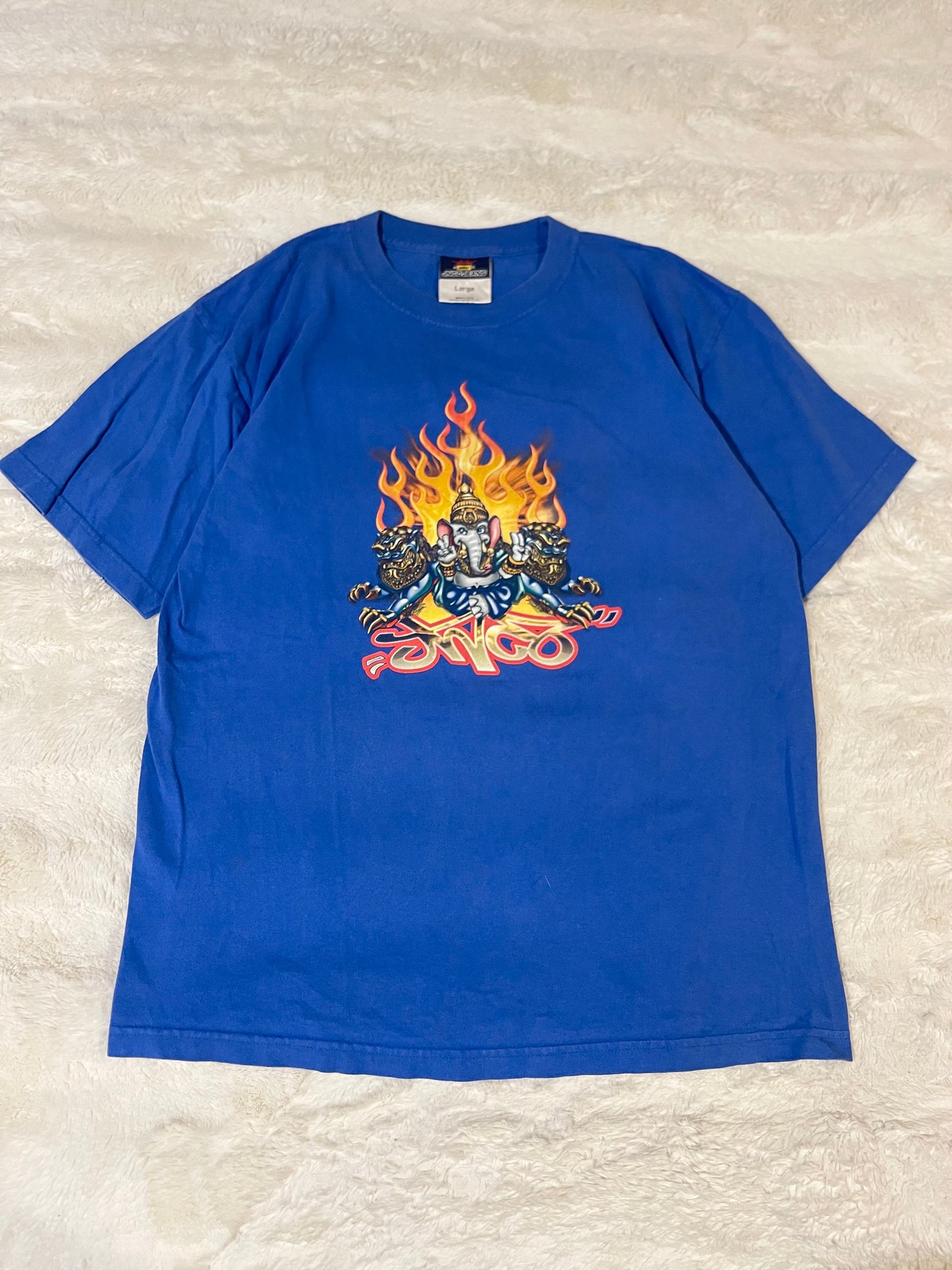 00’s JNCO Elephant Flames Tee (L)