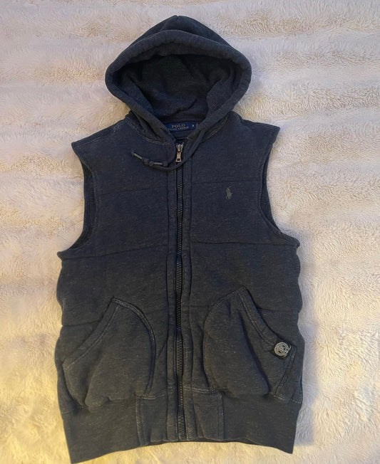 Navy Polo Puffer Vest (M)